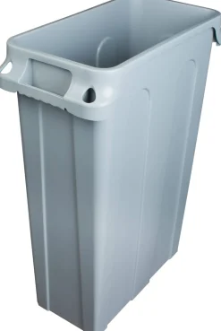 Barstuff Abfallbehälter Slim, PE grau - 75l