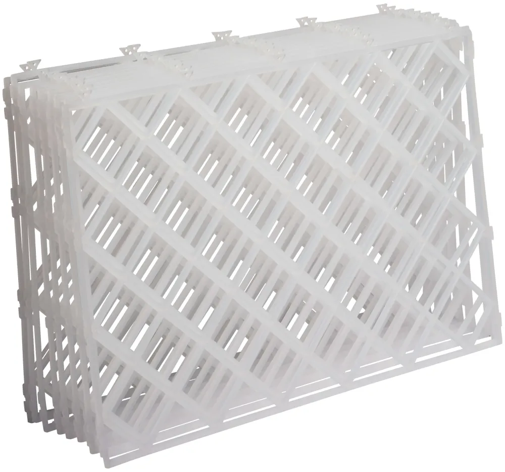 Barstuff Abtropfgitter zusammensteckbar, transparent - 10 Stk.