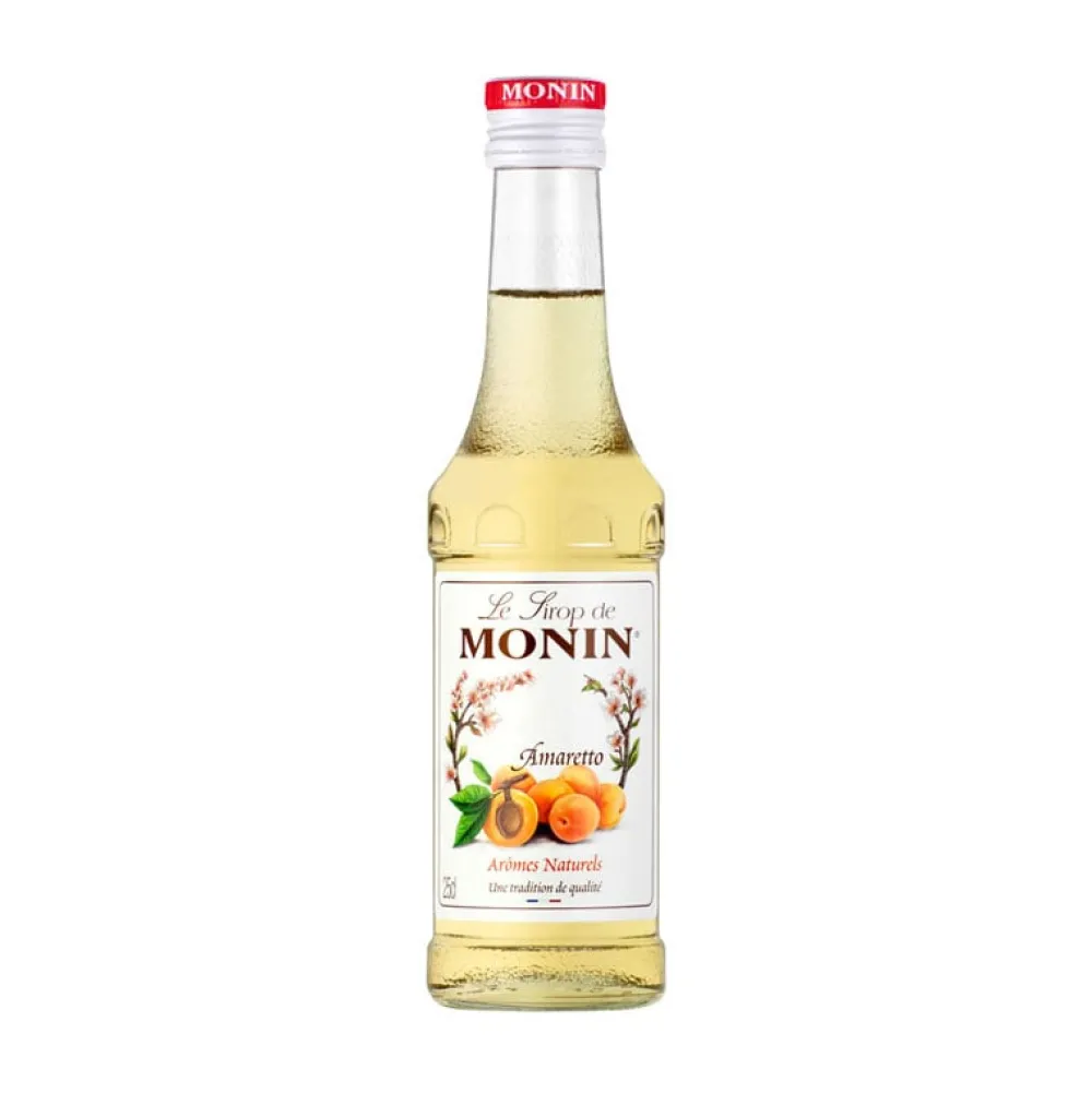 Barstuff Amaretto - Monin Sirup Kleinflasche (0,25l)
