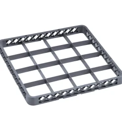 Barstuff Aufsatz Spülkorb 16-Fach, grau (Rack 98) - 50x50x4,5cm