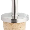 Barstuff Ausgießer - Metall, XL Naturkork (schnell)