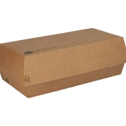 Barstuff Baguettebox, Pappe braun - 7,5x23,5x12cm (25 Stk.)