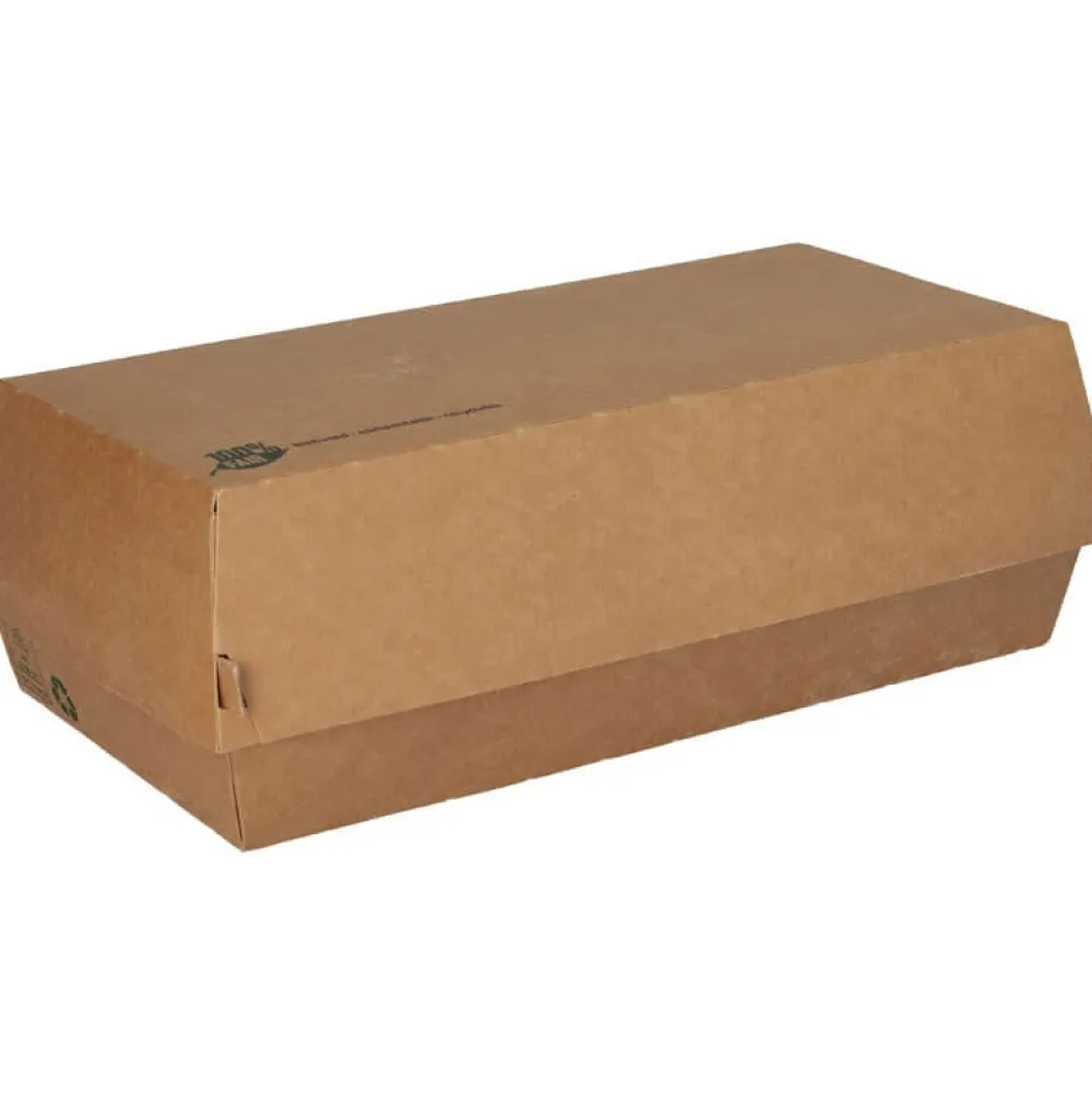 Barstuff Baguettebox, Pappe braun - 7,5x23,5x12cm (25 Stk.)