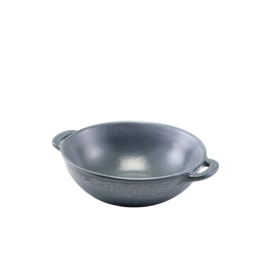 Barstuff Balti-Schale Forge Steingut graphitgrau – 15 cm (6 Stk.)