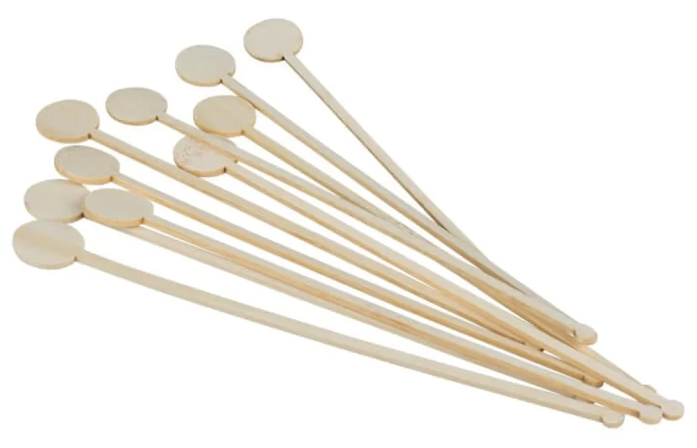 Barstuff Bambus Stirrer Coin - 18cm (100 Stk.)