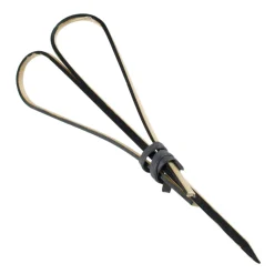 Barstuff Bambusspieße Herzform, beige-schwarz - 9cm (100 Stk.)
