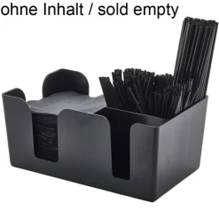 Barstuff Bar Caddy schwarz, Polypropylen - 24x15x11 cm