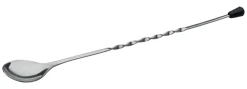 Barstuff Barlöffel gedreht, schwarzer Kopf, Prime Bar - 28,5cm