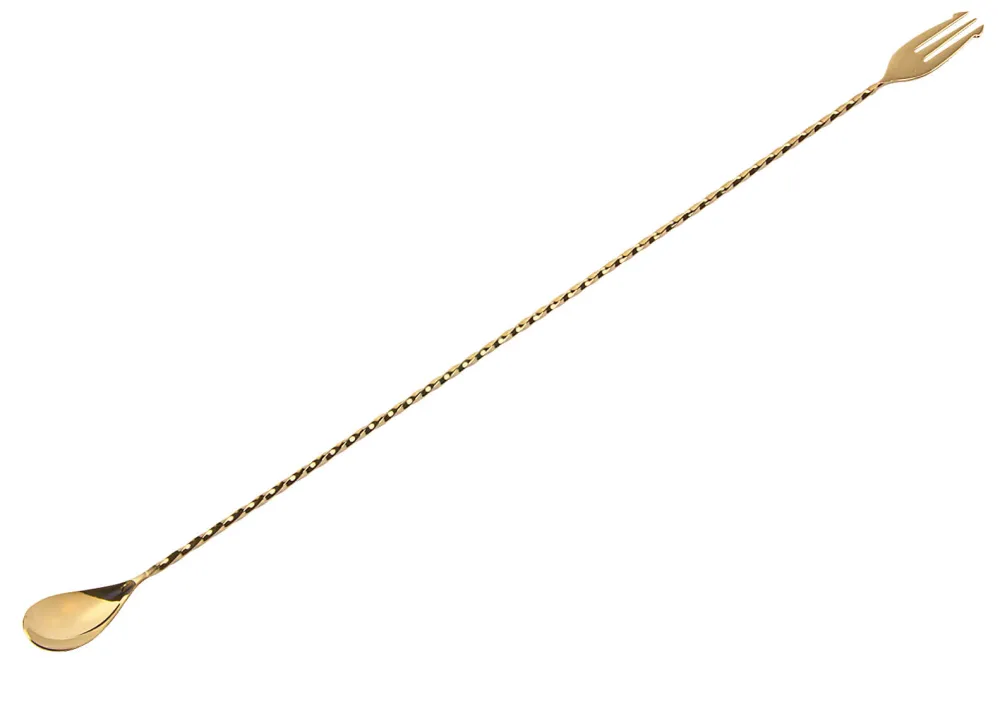 Barstuff Barlöffel Japan, Edelstahl, goldfarben - 50cm