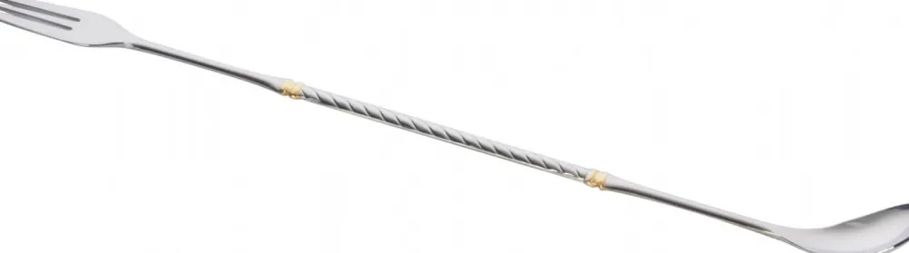 Barstuff Barlöffel, Japan golden/chrom (Ring) - 32cm