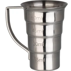 Barstuff Barmaß / Jigger mit Henkel, Edelstahl (60ml/2oz)