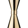 Barstuff Barmaß / Jigger Mr. Slim, goldfarben - Edelstahl (30/60ml)