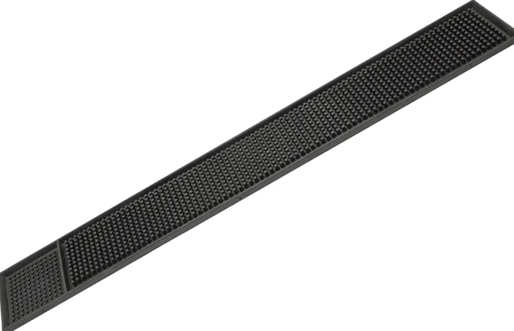 Barstuff Barmatte schwarz, mit Shot - 1 x 8 x 60cm