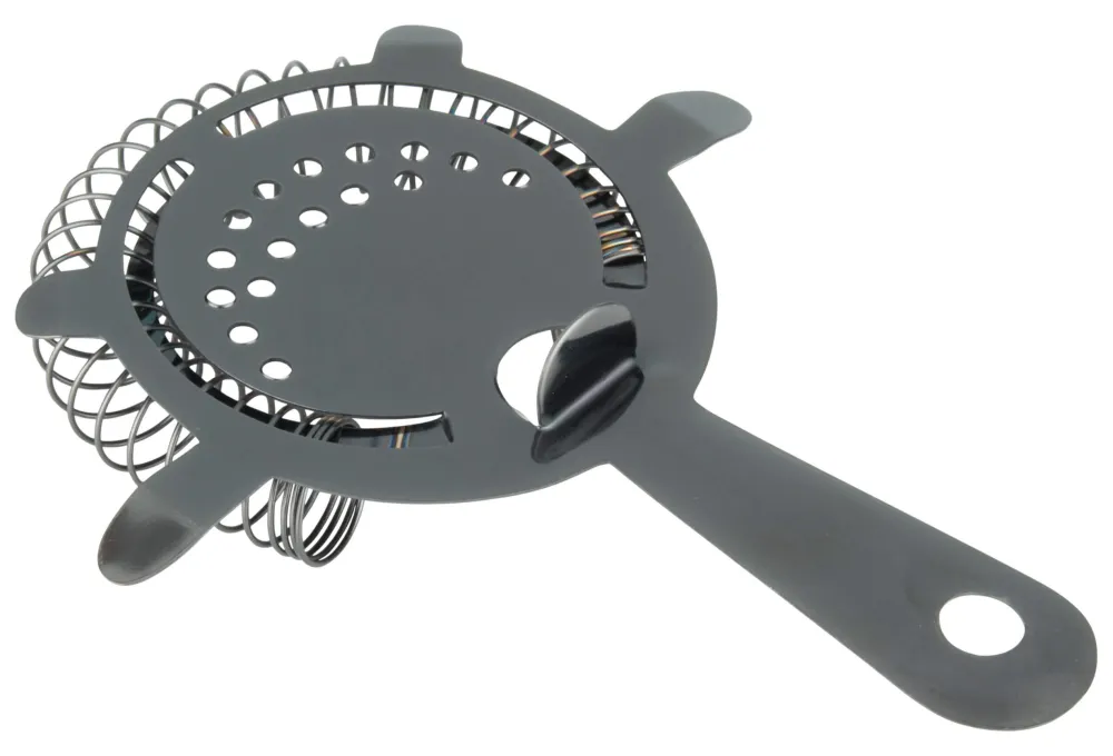 Barstuff Barsieb, Edelstahl - gunmetal black (7,5cm)