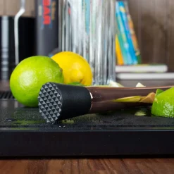 Barstuff Barstößel, Edelstahl, waffelförmiges Ende - kupferfarben (21cm)
