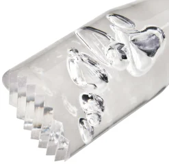 Barstuff Barstößel Maxi, Kunststoff, gewelltes Ende - transparent (29cm)