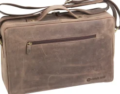 Barstuff Bartasche aus Leder, braun, Prime Bar - mit Barzubehör (Tin in Tin)