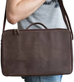 Barstuff Bartasche aus Leder, braun, Prime Bar - ohne Inhalt