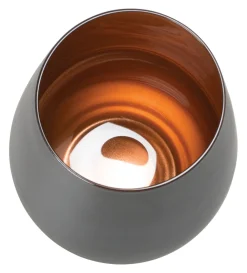 Barstuff Becher, matt schwarz/bronze, Elements Stölzle - 465ml