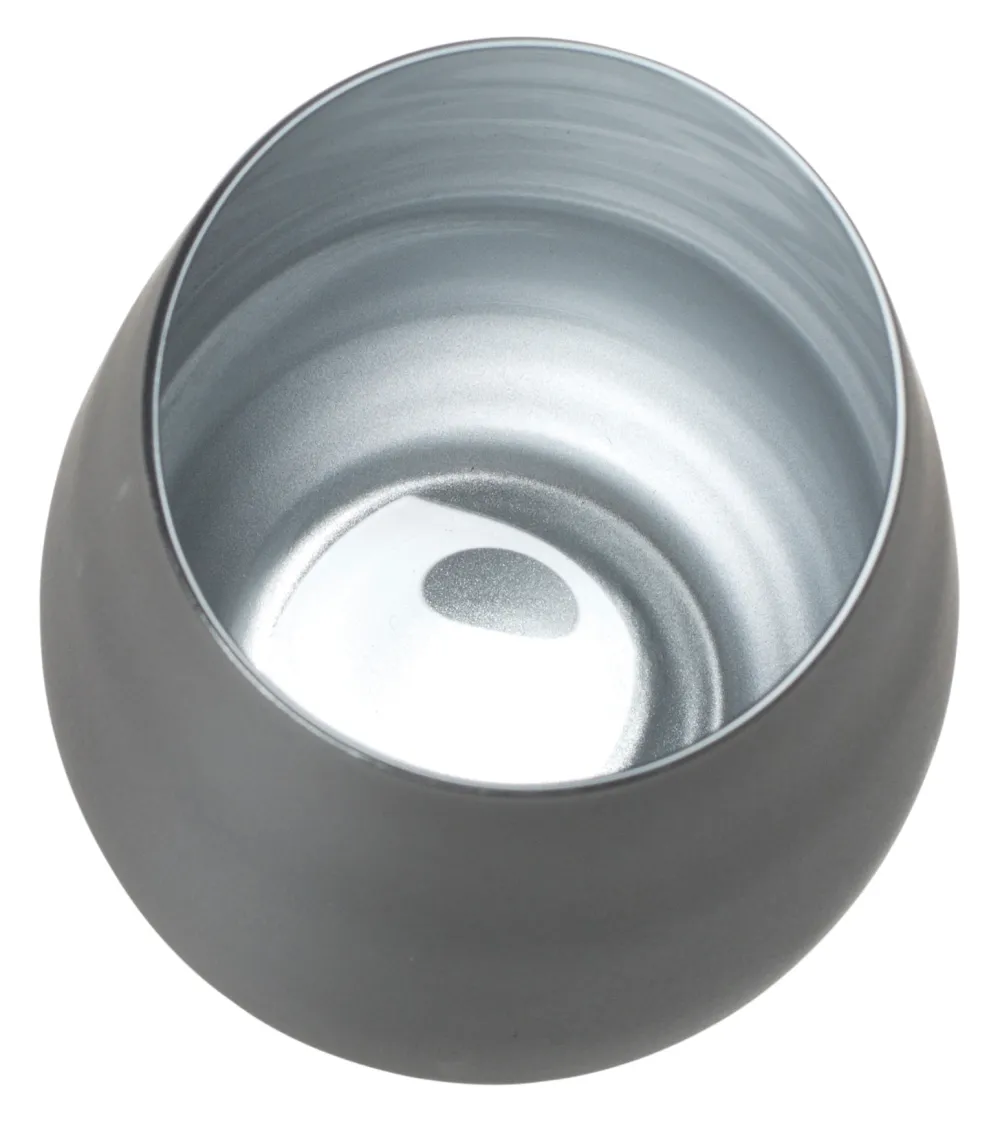 Barstuff Becher, matt schwarz/silber, Elements Stölzle - 465ml