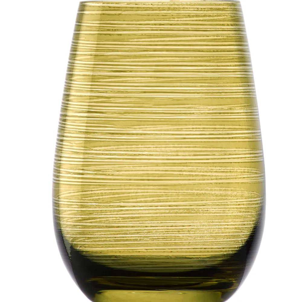 Barstuff Becher Twister oliv, Stölzle - 465ml