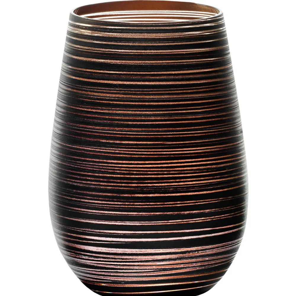 Barstuff Becher Twister schwarz-bronze, Stölzle - 465ml