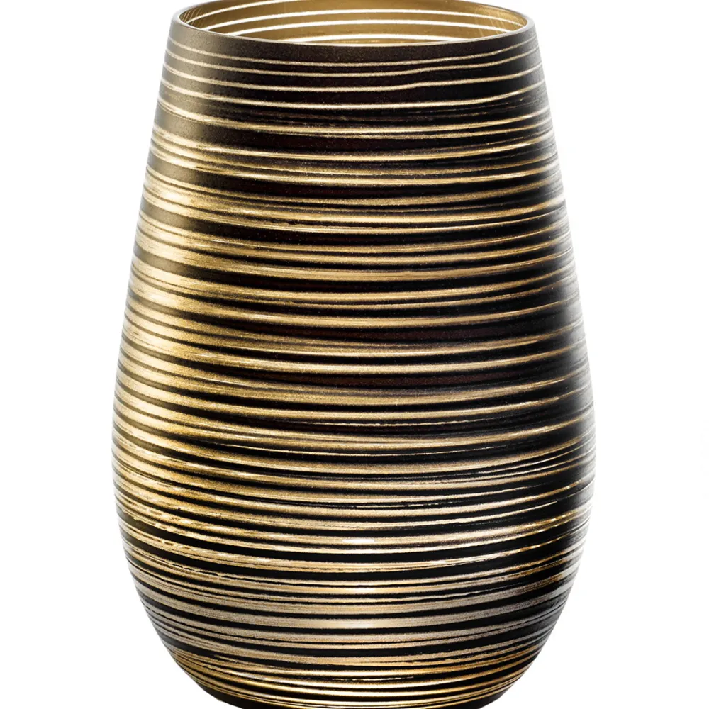 Barstuff Becher Twister schwarz-gold, Stölzle - 465ml