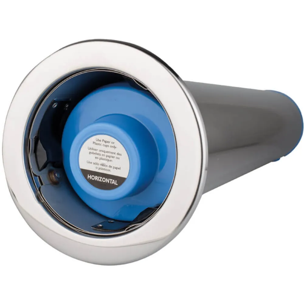 Barstuff Becherspender Edelstahl, horizontal - medium (70-98mm Becher)