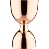 Barstuff Bell-jigger / Doppelmessbecher, kupferfarben - Edelstahl (30/60ml)