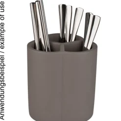Barstuff Besteckbehälter Beton, 3 Fächer - 14,6x13cm