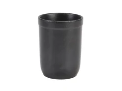 Barstuff Besteckhalter Steingut, schwarz - 9x12cm