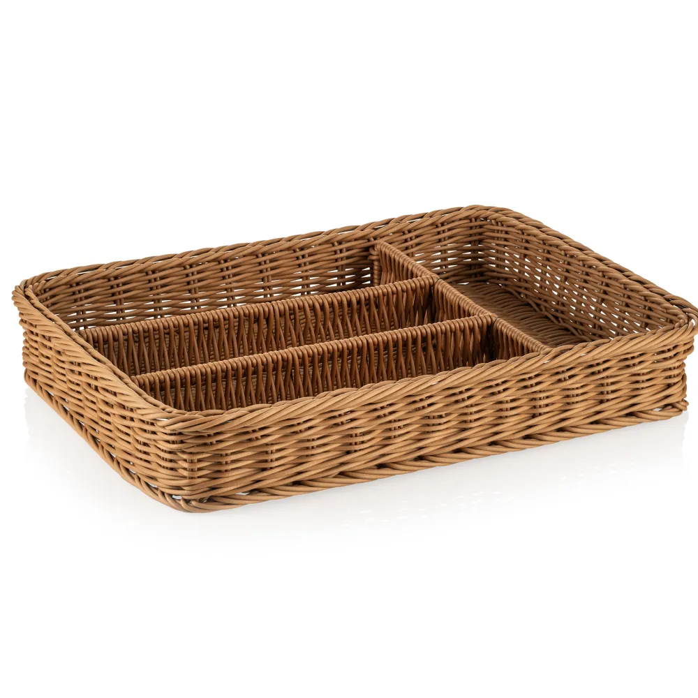 Barstuff Besteckkorb Polypropylen beige - 40x30x6,5cm