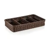 Barstuff Besteckkorb Polypropylen braun - 53x32,5x9cm (GN 1/1)