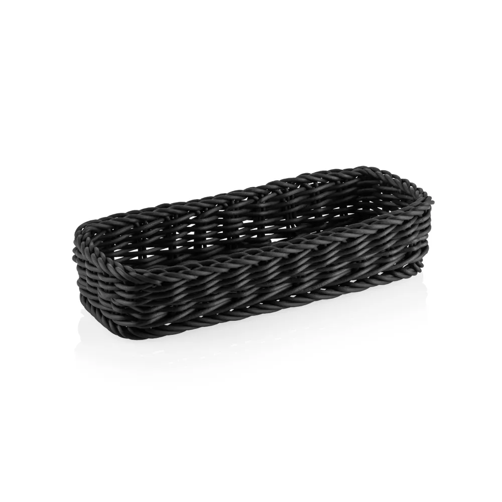 Barstuff Besteckkorb Polypropylen schwarz - 27x10x5cm