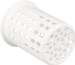 Barstuff Besteck-Spülkorb rund, Kunststoff weiß - 11x13,5cm