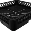 Barstuff Besteck-Spülkorb, schwarz- 50x50x10cm
