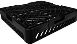 Barstuff Besteck-Spülkorb, schwarz- 50x50x10cm