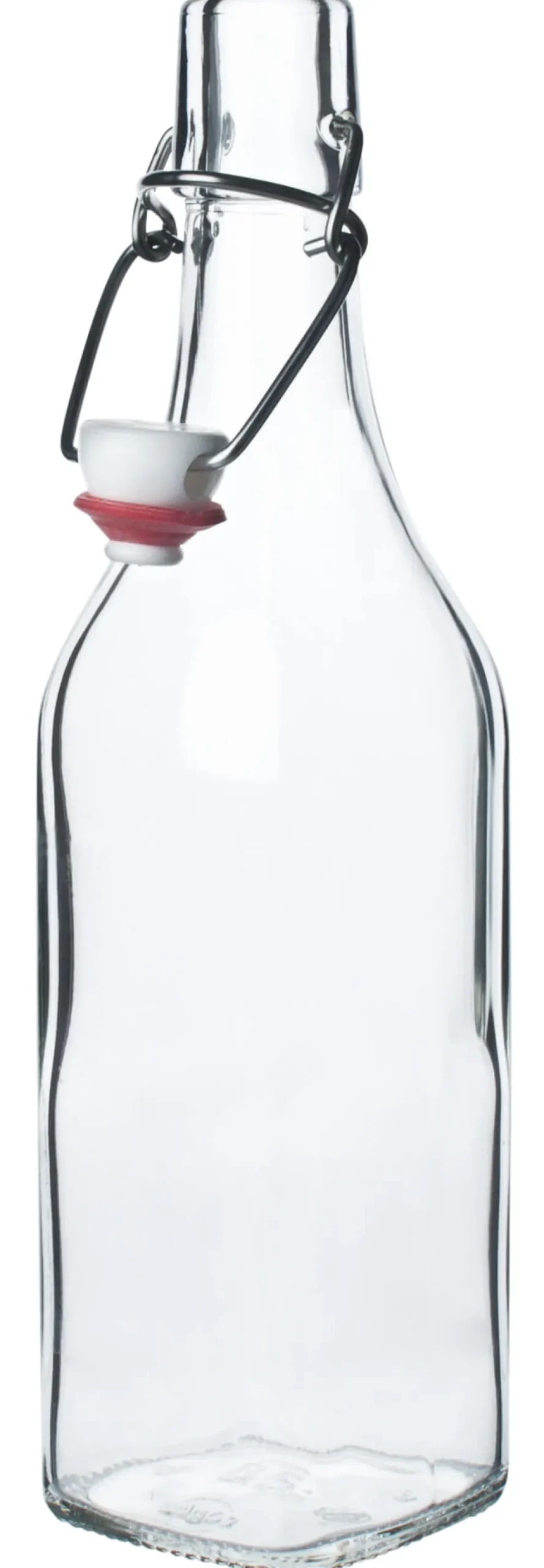 Barstuff Bügelverschlussflasche eckig - 500ml