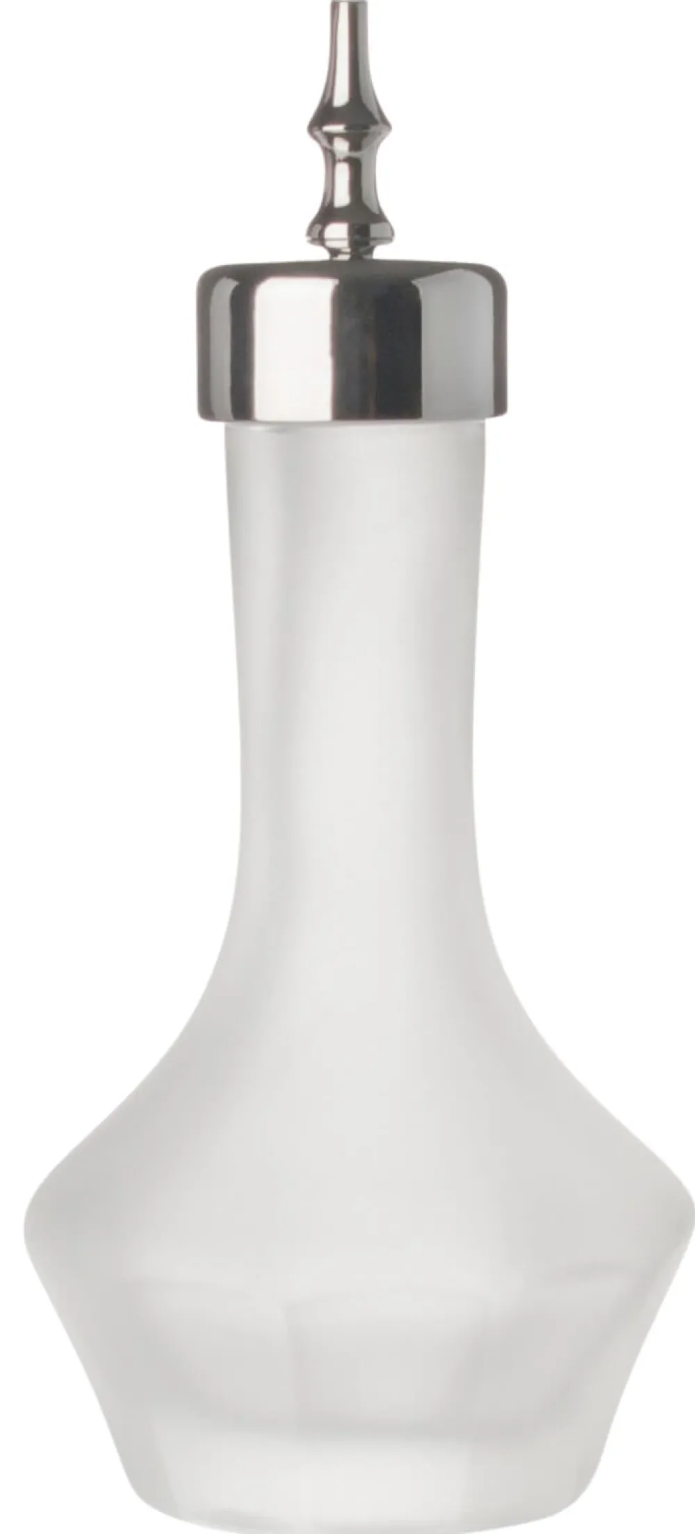 Barstuff Bitterflasche satiniert, Prime Bar, Ausgießer silberfarben - 30ml