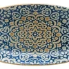 Barstuff Bonna Alhambra Gourmet Platte oval 24x14cm blau - 12 Stück