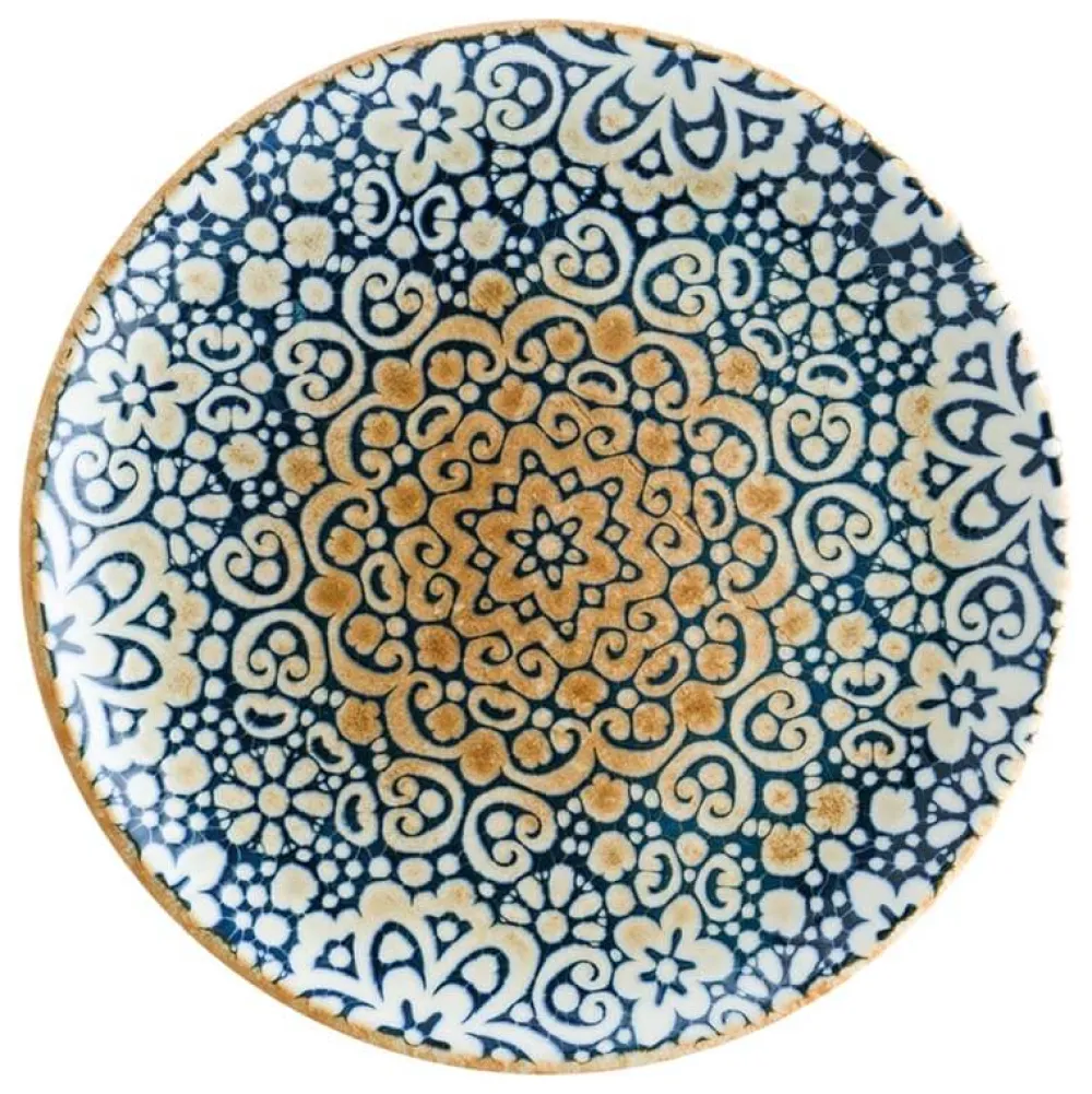 Barstuff Bonna Alhambra Gourmet Teller flach 27cm blau - 12 Stück