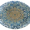 Barstuff Bonna Alhambra Moove Platte oval 31x24cm blau - 6 Stück