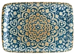 Barstuff Bonna Alhambra Moove Platte 23x16cm blau - 12 Stück