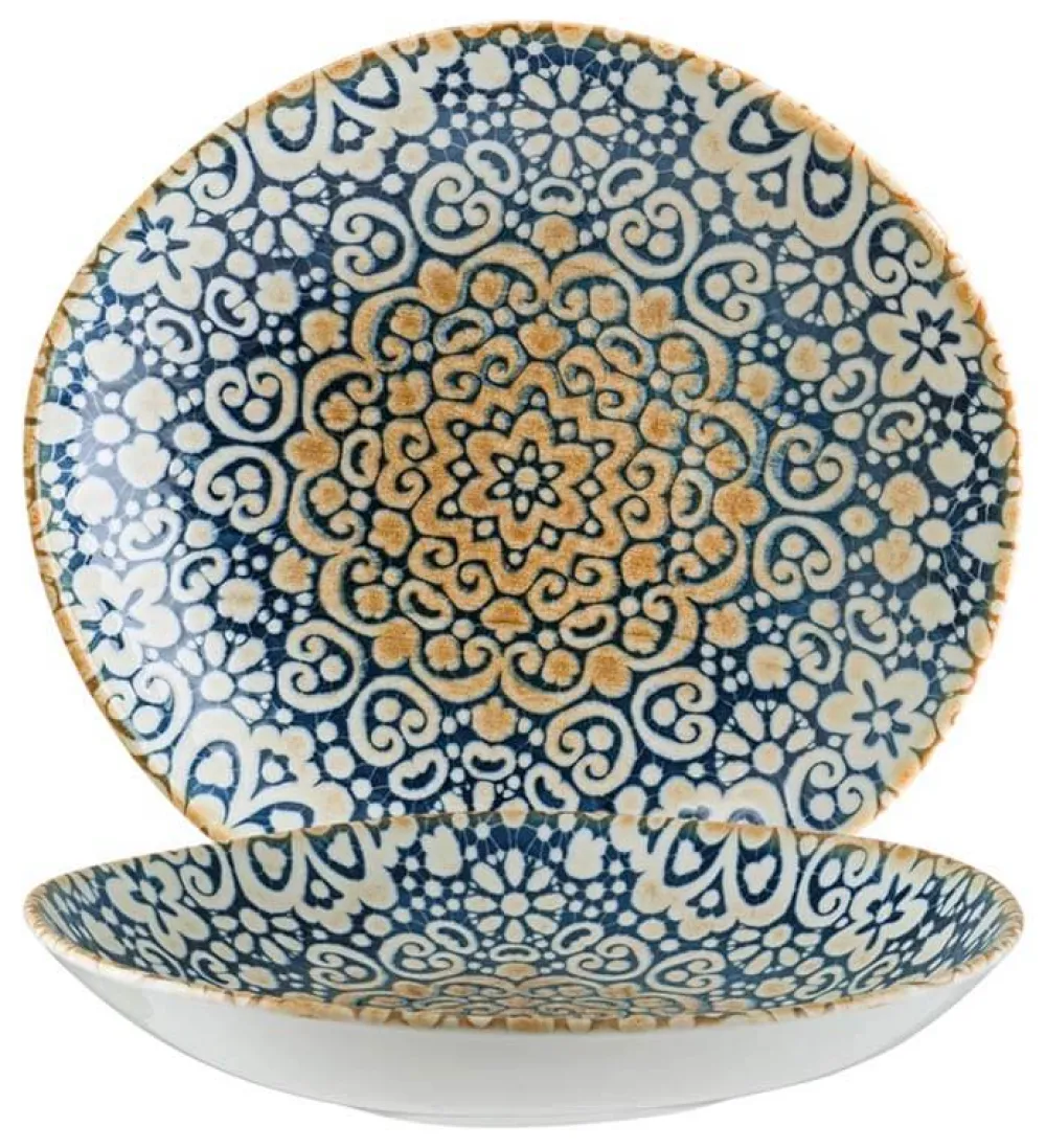 Barstuff Bonna Alhambra Vago Teller tief 26cm blau - 6 Stück