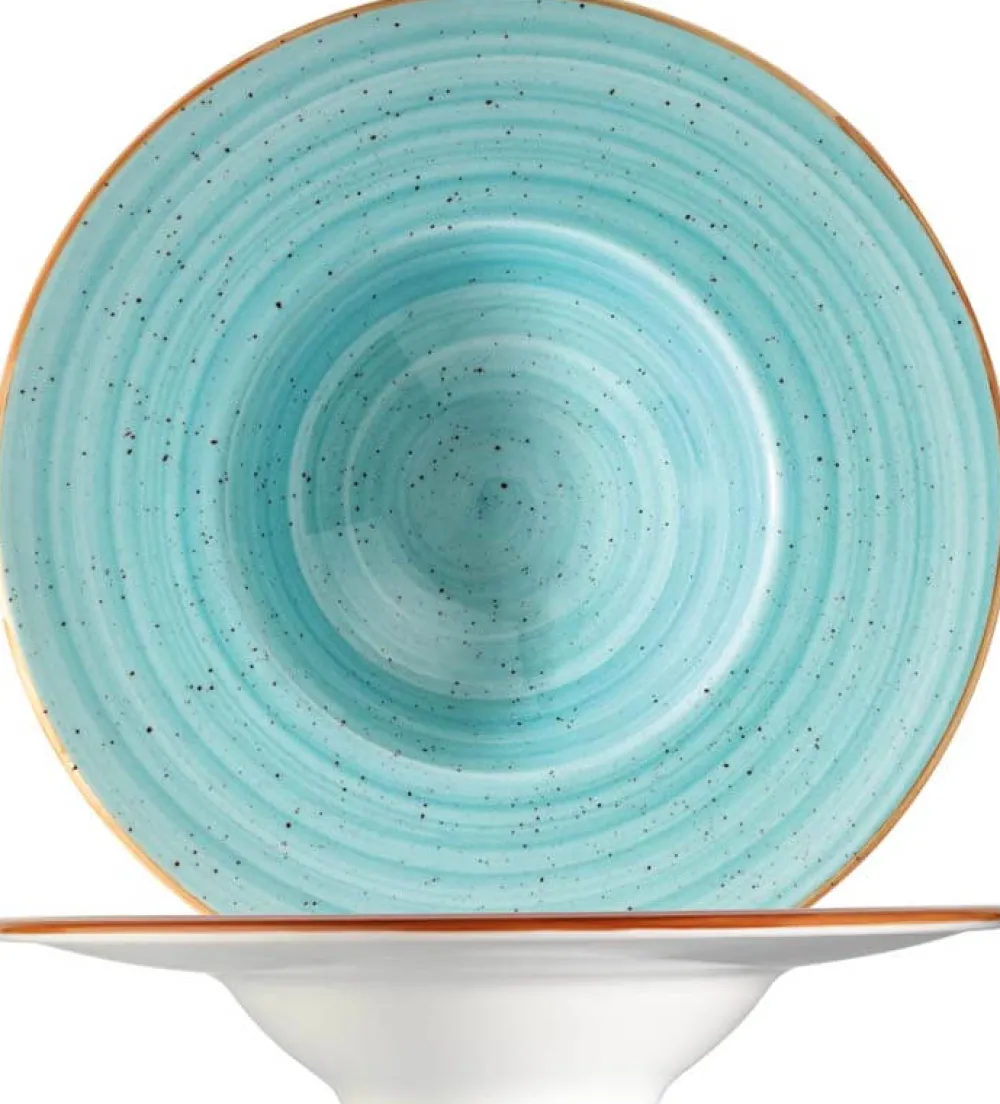 Barstuff Bonna Aura Aqua Banquet Pastateller 28cm türkis - 6 Stück