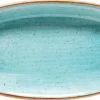 Barstuff Bonna Aura Aqua Gourmet Platte oval 34x19cm türkis - 6 Stück