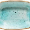 Barstuff Bonna Aura Aqua Gourmet Rechteckschale 17x11,5cm türkis - 12 Stück