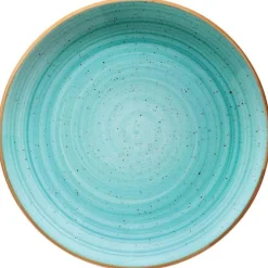 Barstuff Bonna Aura Aqua Gourmet Teller flach 25cm türkis - 12 Stück