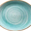 Barstuff Bonna Aura Aqua Moove Platte oval 31x24cm türkis - 6 Stück