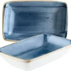 Barstuff Bonna Aura Dusk Moove Rechteckschale 16x9cm blau - 12 Stück
